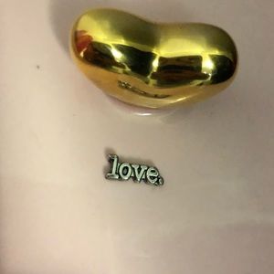 Origami owl love charm